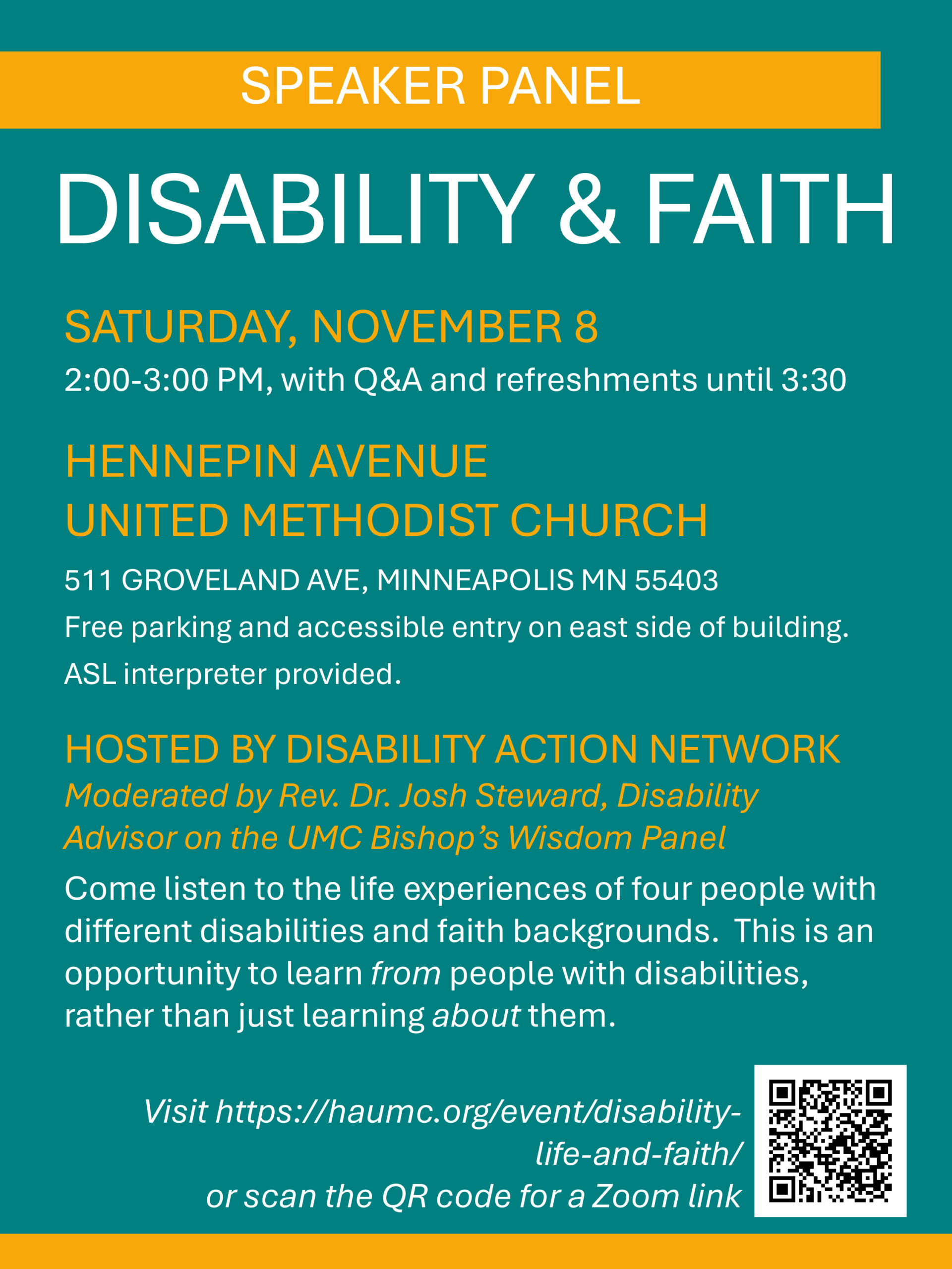 Featured image for “Disability and Faith: A Panel Discussion”